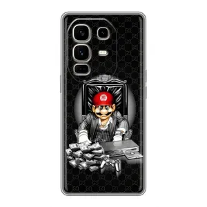 Чохли з крутими принтами для Infinix Note 50 Pro Plus - (PREMIUMPrint) (Супер Маріо)