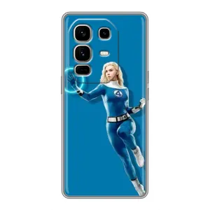 Чохол з принтом Фантастична четвірка для Infinix Note 50 Pro Plus (Сью Сторм політ)