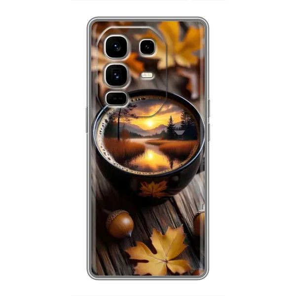 Чохол з принтом «Темна кава» для Infinix Note 50 Pro Plus
