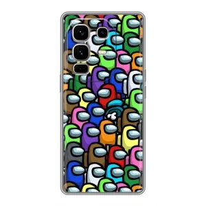 Чохли Амонг Ас для Infinix Note 50 Pro Plus (AlphaPrint) (Убитий)