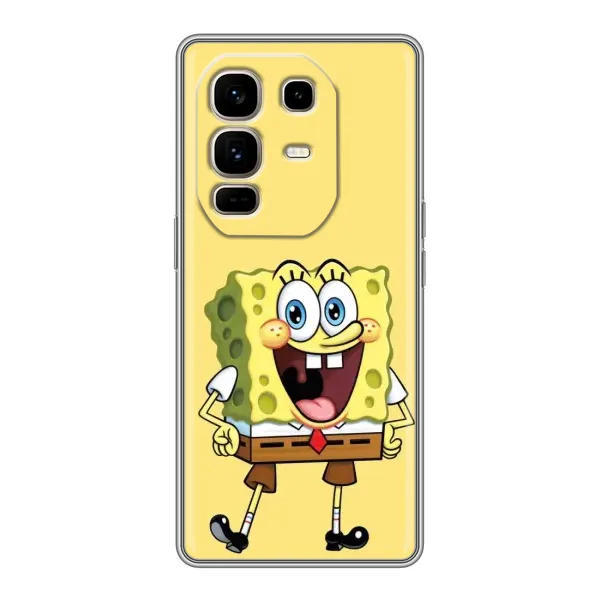 Чохол з принтом «Веселий Спанч Боб» для Infinix Note 50 Pro Plus
