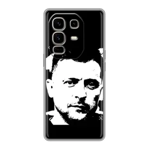 Чохол для Infinix Note 50 Pro Plus (AlphaPrint - с принтом Зеленського) (Зеленский АРТ)