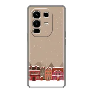 Новорічні, Святкові Чохли для Infinix Note 50 Pro Plus - 2024 год (Зимове місто)