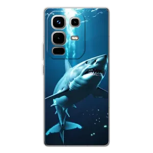 Чехол с принтом «Акула под водой» для Infinix Note 50 Pro