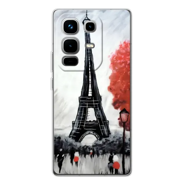 Чохол з принтом «Вежа в Парижі» для Infinix Note 50 Pro