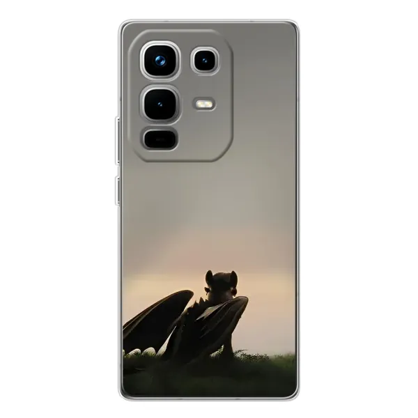 Чохол з принтом «Беззубик» для Infinix Note 50 Pro