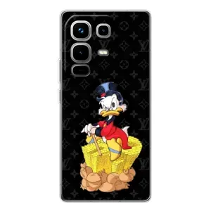 Чехли для Infinix Note 50 Pro - Скрудж МакДак Louis Vuitton (PREMIUMPrint) (Богатство Макдака)