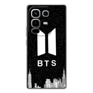Чохли BTS для Infinix Note 50 Pro (AlphaPrint) (БТС Лого)