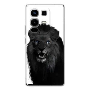 Чохли з картинкою животних Infinix Note 50 Pro (Чорний ЛЕВ)