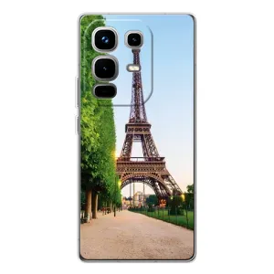 Чохол Ейфелева Вежа Infinix Note 50 Pro - (AlphaPrint) (Дорога до Парижу)