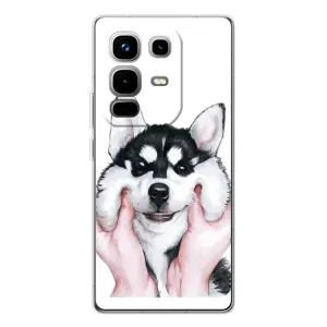 Чохли з собаками для Infinix Note 50 Pro (VPrint) (Радісний Хаскі)