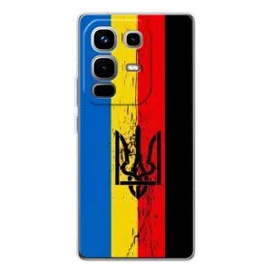 Украинские Чехлы для Infinix Note 50 Pro с картинкой УПА (AlphaPrint) (Флаг УПА)