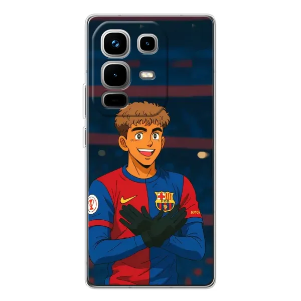 Чехол с принтом «Футболист Ямаль» для Infinix Note 50 Pro Чехол с принтом «Футболист Ямаль» для Infinix Note 50 Pro