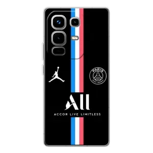 Чохли PSG для Infinix Note 50 Pro (AlphaPrint) (футболка ПСЖ)