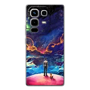 Космічні Чохли для Ноте 50 Про (VPrint) (Вид Галактики)