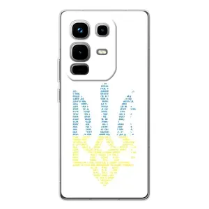 Чехлы для Infinix Note 50 Pro Укр. Символика (AlphaPrint) (Герб из букв)