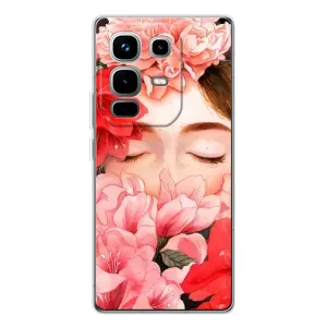 Чехлы (ART) Цветы на Infinix Note 50 Pro (VPrint) (Очі в квітах)