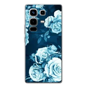 Чехлы (ART) Цветы на Infinix Note 50 Pro (VPrint) (Блактині бутони)
