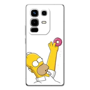Чjхол з Сімпсонами для Infinix Note 50 Pro (VPrint) (Гомер з пончиком)