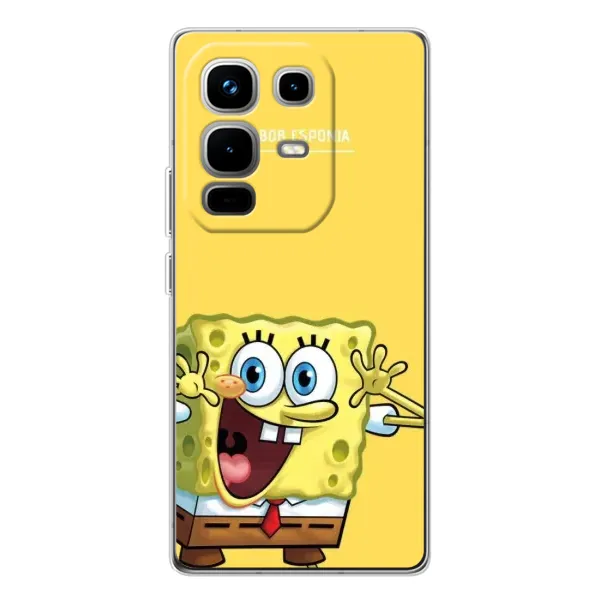 Чехол с принтом «Губка Боб» для Infinix Note 50 Pro Чехол с принтом «Губка Боб» для Infinix Note 50 Pro