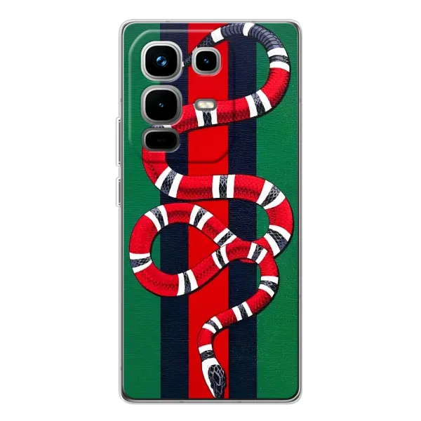 Чехол с принтом «Gucci змия» для Infinix Note 50 Pro