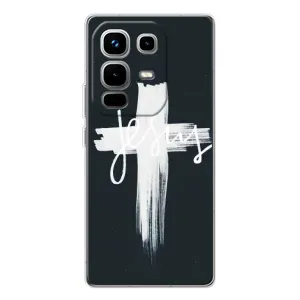 Чехол для Infinix Note 50 Pro (AlphaPrint) - (Христианские) (Иисус)