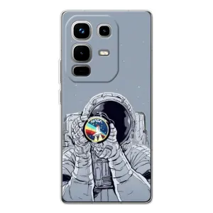 Чохол NASA для Infinix Note 50 Pro (AlphaPrint) (Космонавт фото)