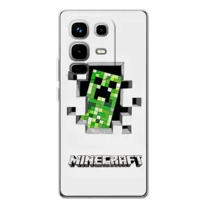 Чохол Майнкрафт на Infinix Note 50 Pro (AlphaPrint) Minecraft (кріпер Майнкрафт)