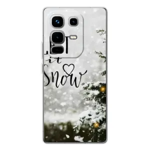 Новорічні, Святкові Чохли для Infinix Note 50 Pro - 2024 год (Let it snow)