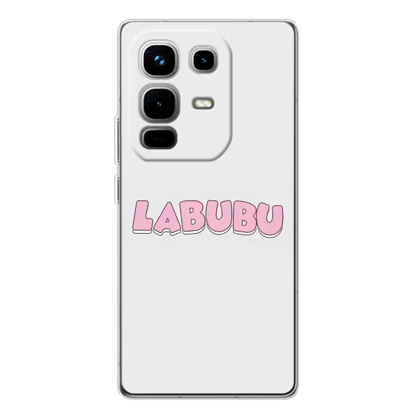 Чехол с принтом «Лого Лабубу» для Infinix Note 50 Pro Чехол с принтом «Лого Лабубу» для Infinix Note 50 Pro