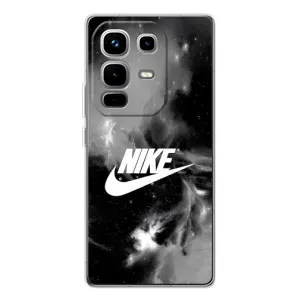 Чохол для Infinix Note 50 Pro - з принтом Найк (AlphaPrint) (Лого Найк)