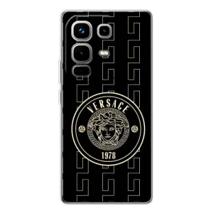 Чохли VERSACE для Ноте 50 Про (PREMIUMPrint) (Лого Версаче)