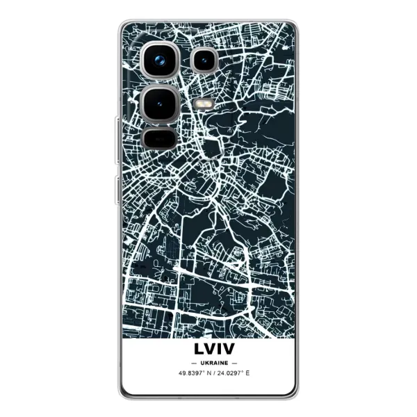 Чехол с принтом «Львов» для Infinix Note 50 Pro