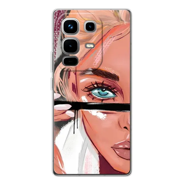 Чохол з принтом «Макіяж» для Infinix Note 50 Pro