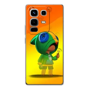 Чехол для Infinix Note 50 Pro Бравл Старс (VPrint) (Хлопчик Леон)
