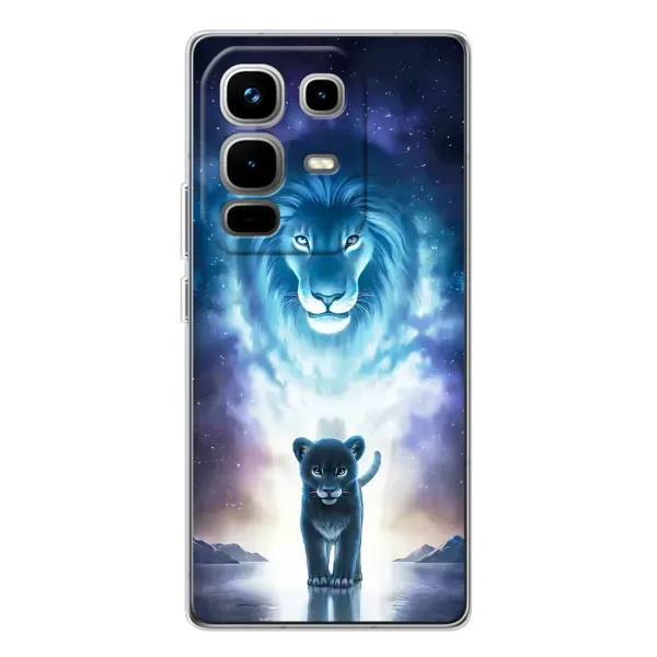 Чехол с принтом «Маленький лев» для Infinix Note 50 Pro