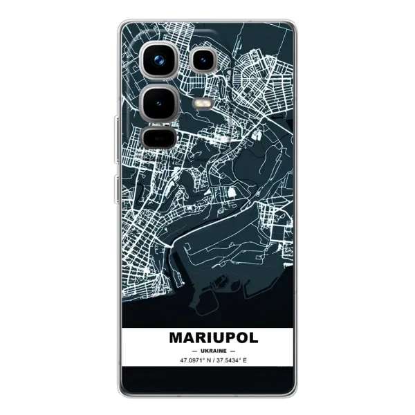 Чехол с принтом «Мариуполь» для Infinix Note 50 Pro