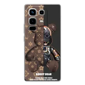 Круті Чохли Луі Віттон для Infinix Note 50 Pro (AlphaPrint) (Ведмідь Луі Вітон)
