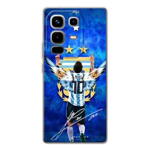 Чохол з принтом «Мессі Аргентина» для Infinix Note 50 Pro
