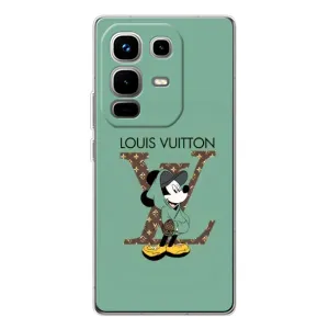 Чохли Луі Вітон для Infinix Note 50 Pro (AlphaPrint - LOUIS VUITTON) (Міккі Маус LV)