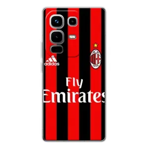 Чехлы для Infinix Note 50 Pro (VPrint) - Футбольные клубы (Milan)