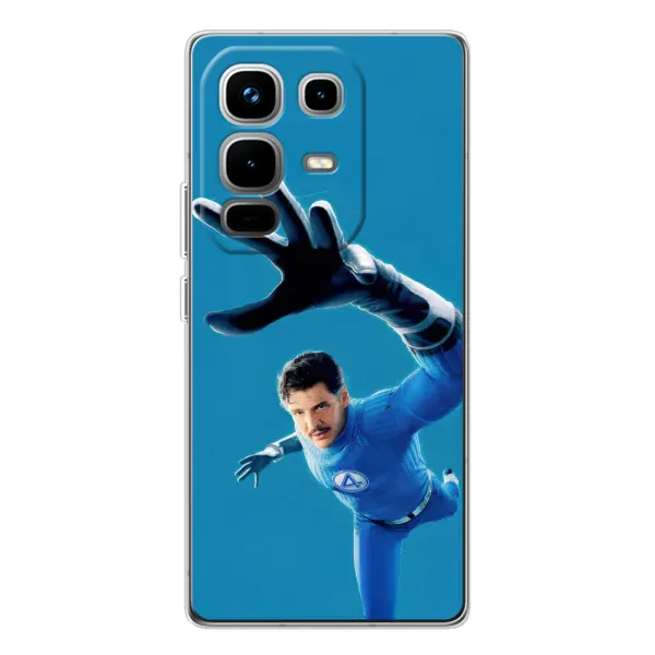 Чехол с принтом «Мистер Фантастик супергерой» для Infinix Note 50 Pro Чехол с принтом «Мистер Фантастик супергерой» для Infinix Note 50 Pro