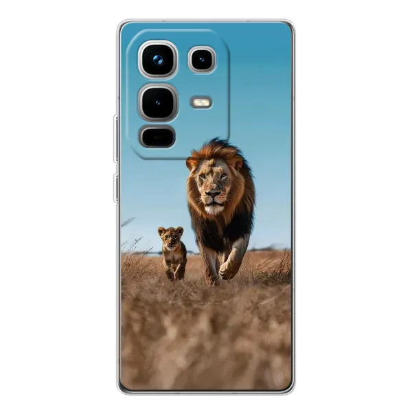 Чехол с принтом «Мусафа и Симба» для Infinix Note 50 Pro Чехол с принтом «Мусафа и Симба» для Infinix Note 50 Pro