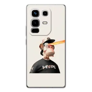 Чохли з Мавпами NFT для Infinix Note 50 Pro (AlphaPrint) (мавпа NFT в окулярах)