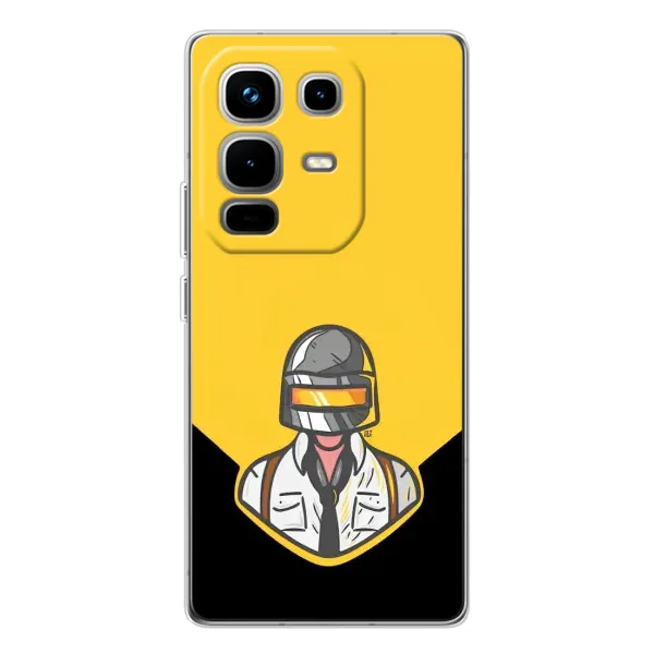 Чохол з принтом «Пабг в шоломі» для Infinix Note 50 Pro