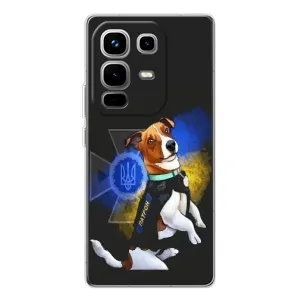 Чехлы с картинкой собаки Патрон для Infinix Note 50 Pro (AlphaPrint) (Патрон собачка)