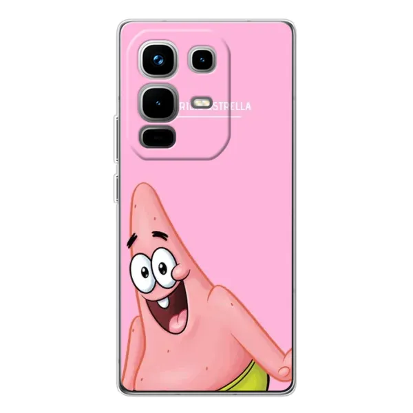 Чехол с принтом «Персонаж Патрик» для Infinix Note 50 Pro Чехол с принтом «Персонаж Патрик» для Infinix Note 50 Pro