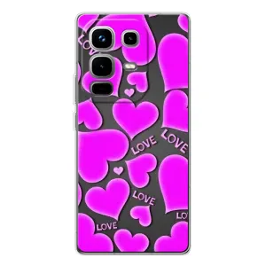 Чехлы для любимой на Ноте 50 Про (VPrint) (Pink hearts)