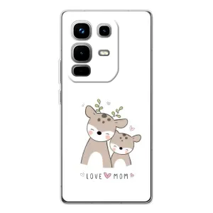 Чехол с принтом «Оленята мама и малыш» для Infinix Note 50 Pro