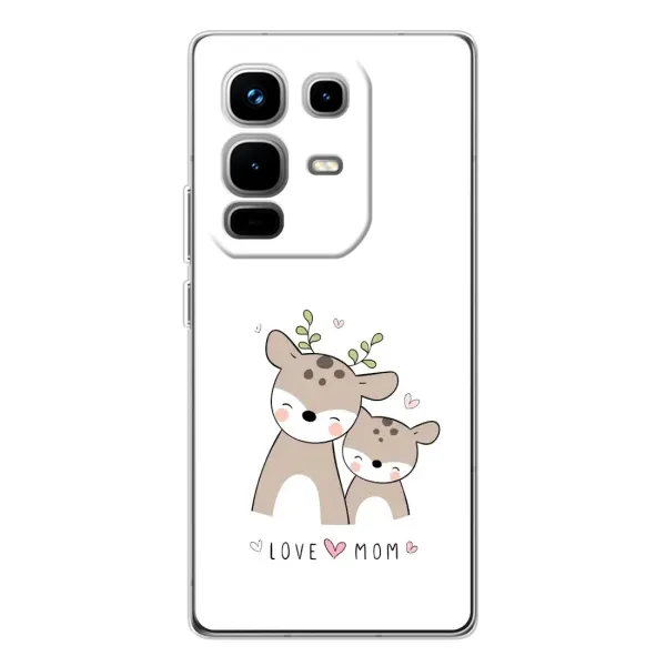 Чехол с принтом «Оленята мама и малыш» для Infinix Note 50 Pro Чехол с принтом «Оленята мама и малыш» для Infinix Note 50 Pro
